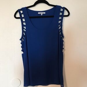 Naked Zebra Cobalt Blue Blouse